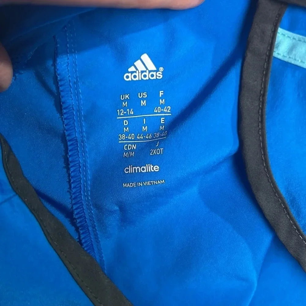 Women’s Adidas Climate Shorts Blue Size Medium